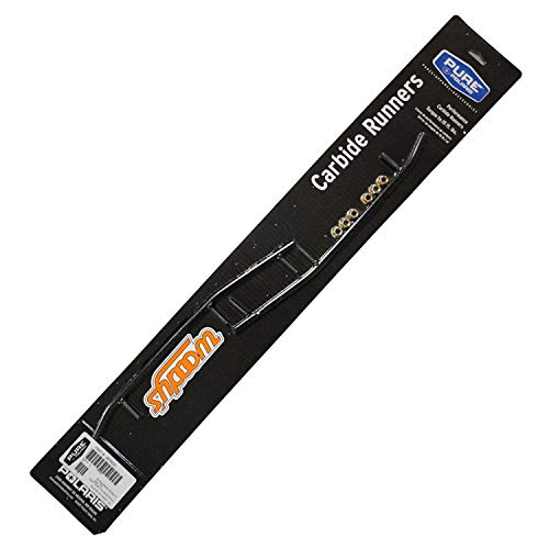 Polaris Snowmobile 3 Stud Ski Runner, 8mm Carbide X 60 Degree Point, for Specific Models, Genuine OEM - Part 2879025