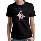 Women's Ravens Tackling Breast Cancer T-Shirts Black