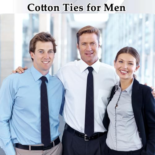 Image of Ties for Men, 3.15'' Mens Plaid Tie Checkered Pattern Necktie for Wedding Party Formal Casual Business Graduation