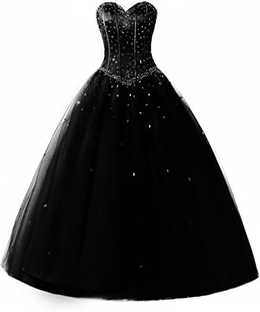 Sdress Women S Rhinestones Princess Lace Up Puffy Ball Gown Formal Special Occasion Party Dresses At Amazon Women S Clothing Store