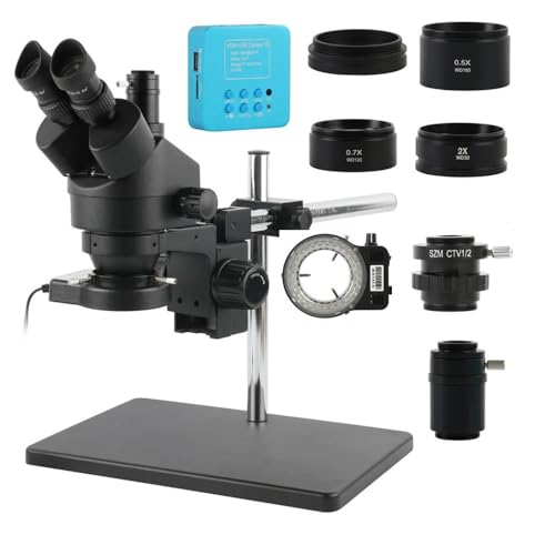 �������L�b�g 48MP VGA HDMI USB 2K 4K �f�W�^�� Microscopio �J���� 3.5X-90X �T�C�}���œ_�O����̌����� PCB �d�b�͂񂾕t���C���ɓK���Ă��܂� �����������Y�A�_�v�^�[ (Color : 20MP HDMI U