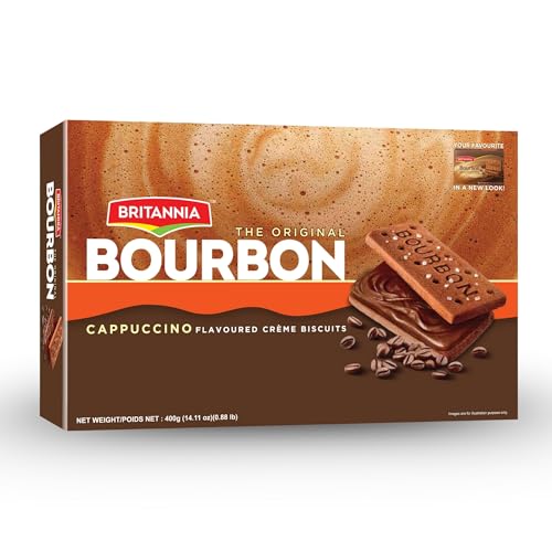 Britannia Bourbon Cappuccino Crème Biscuits 400g