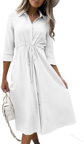 <h3>Structured White Midi Dress</h3>