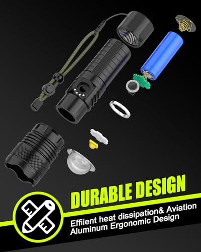 Victoper-LED-Flashlights-High-Powered-10000-Lumens-Super-Bright-Tactical-Flashlight-Rechargeable-5-Modes-Zoomable-Waterproof-Flash-Lights-for-Emergency-Outdoor-Home-Camping-Hiking