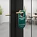 Meeting in Progress Door Sign, Do Not Disturb Door Hanger Sign, In a Meeting Signs for Office Doors, Double-Sided- 