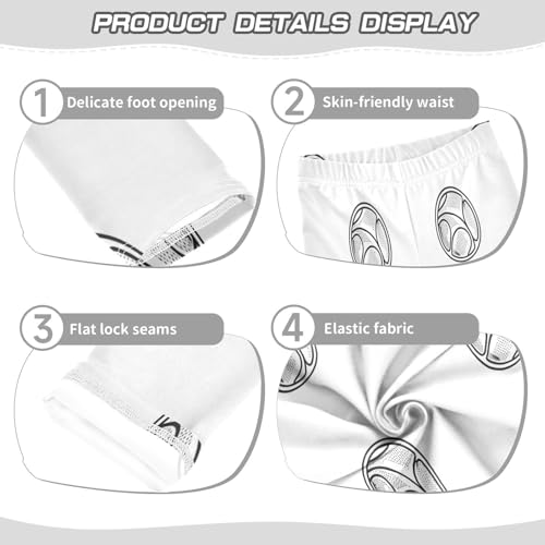 Toddler Girls Leggings Printed Yoga Pants Leggings Tennis Ball for Kids3