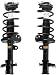 OREDY Front Pair Complete Struts Assembly Driver and Passenger Side Shock and Struts Coil Spring Assembly Kit 11605 11606 1333365L 1333365R Compatible with Honda CRV 2007 2008 2009 2010 2011
