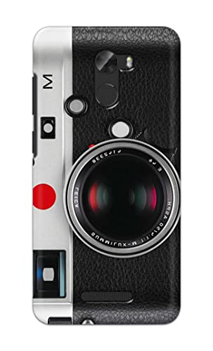 Image of Printed Hard Back Cover Case for Gionee A1 Lite Back Cover (Vintage Camera) -1302