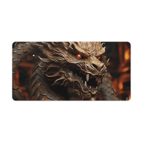 Tapis de souris grand format dragon pour votre bureau et maison