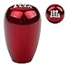DEWHEL JDM Racing Type R Style 6 Speed 6MT Manual Gear Stick Shift Knob Compatible with Honda Civic Accord S2000 Acura Integra (Red)
