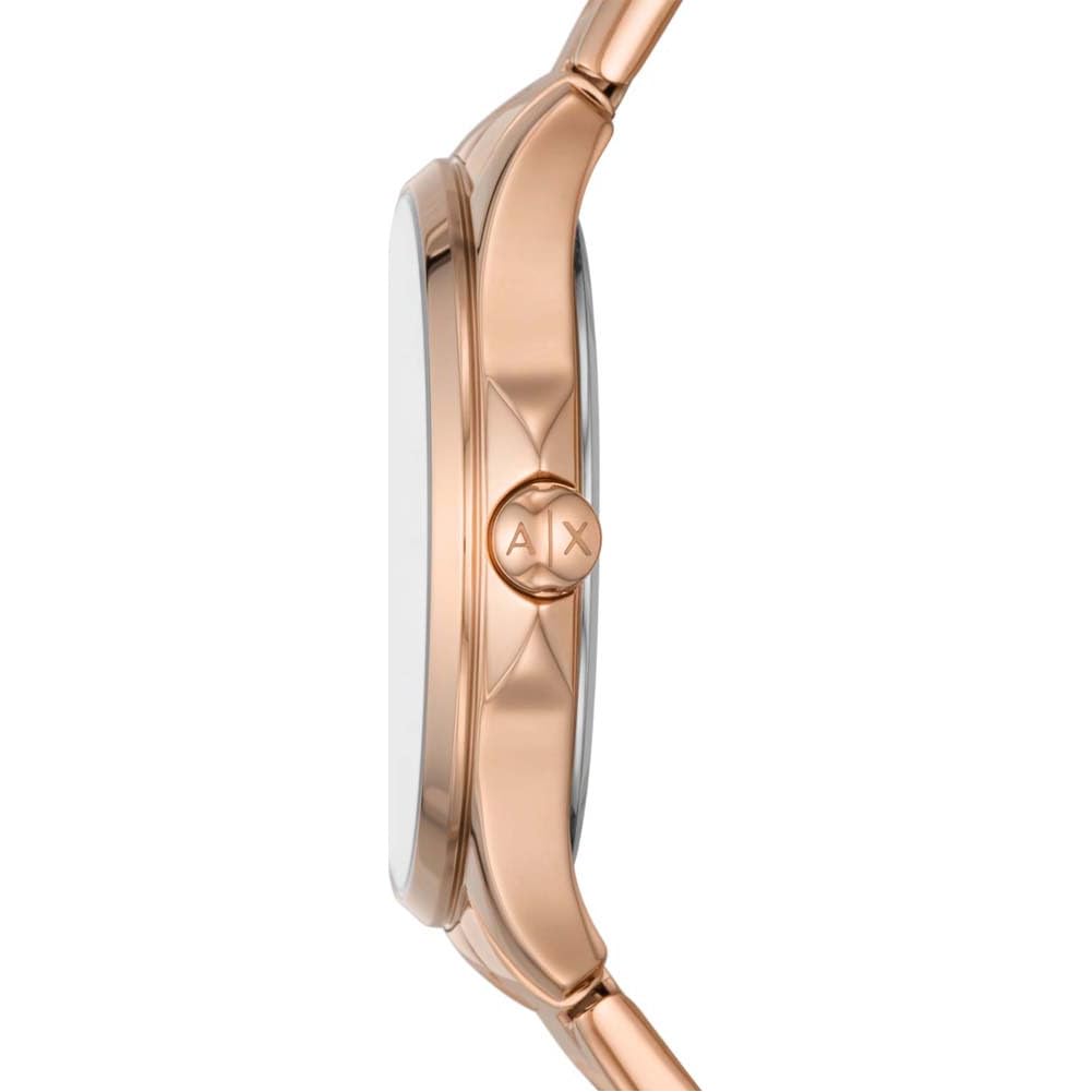 Armani Exchange Orologio da Donna, Quartz 3 Pointer con Braccialetto Lady Hampton AX5264
