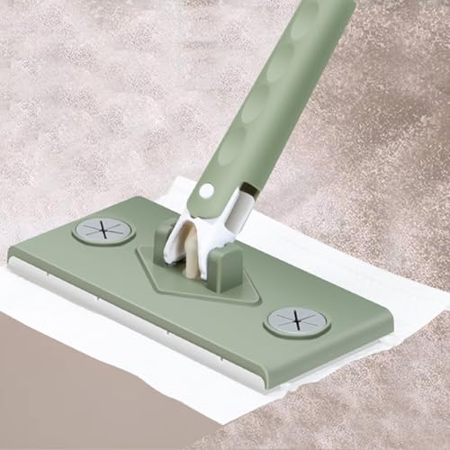 Outil de nettoyage des sols à clip anti-poussière avec 2 doublures lavables pour carrelage - 8