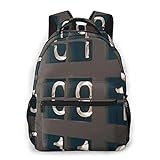 Leichter Schulrucksack: Aus strapazierfähigem wasserabweisendem Polyester, langlebig und leicht zu reinigen, ideal für Schule, Arbeit, Reisen und den täglichen Gebrauch