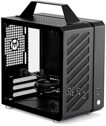 Mechanic Master C24 Mini ITX PC Case with Handle Black
