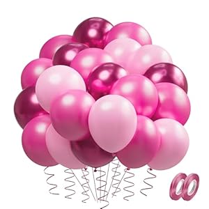 Rose Gold Balloons 100pcs 12inch Ch...
