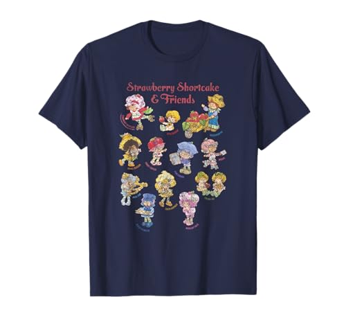 Strawberry Shortcake & Friends Vintage Character Sketchbook T-Shirt