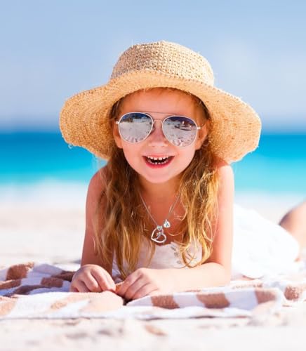 Mermaid Gifts for Girls Mermaid Initial Heart Necklace Rainbow Mermaid Jewelry Gifts for Daughter Granddaughter Niece Teen Girl3