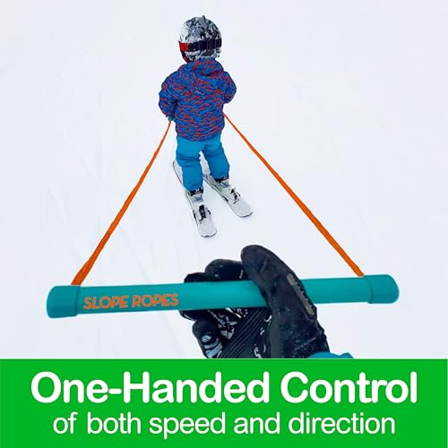image for Slope Ropes Kids Ski Trainer to Teach Kids to Downhill Ski Safely with