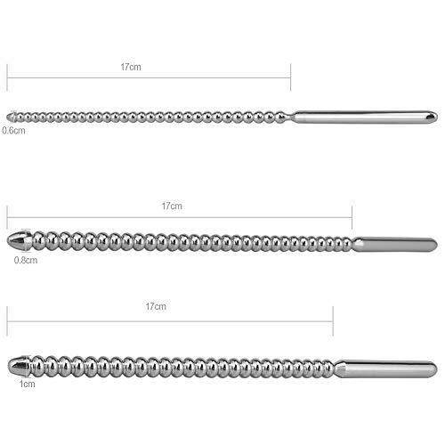Tapón uretral de acero inoxidable macizo Roluck para sesiones de placer 2