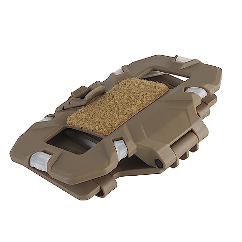 Chaleco táctico con soporte Molle para teléfono móvil en color bronceado 3