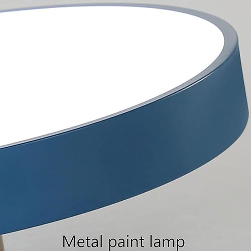 Miniatura 6 de APLIK Lámpara de techo LED estilo americano, pantalla macarrón, iluminación regulable de tres tonos, lámpara de techo de montaje empotrado (3000