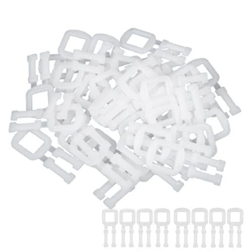 ArrErr 100 Pack Box Packing Strapping Buckles Plastic Banding Clip Gripper Seals for Packaging Strapping Banding Roll Polyester Strapping 1/2 Inch Strap Coil Polypropylene Pallet PP Flat Woven Cord