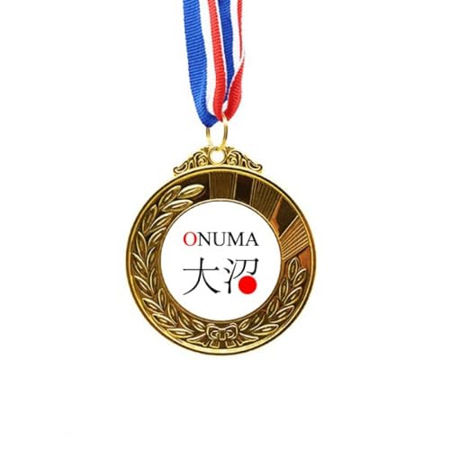 Medalla con cinta Onuma Japán primer puesto en competiciones deportivas