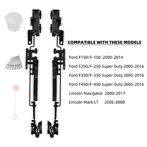 Sunroof Repair Kit Compatible With Ford F150/F250/F350/F450/Expedition Lincoln Navigator Mark Lt Aftermarket Track Assembly Parts Replace# 02Esr1201Abk #TOP1