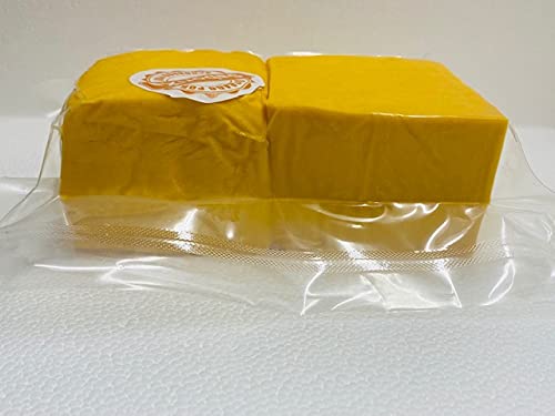 Queso Amarillo Dominicano, Soft Yellow Dominican Cheese for Frying, 2 lb (Block)