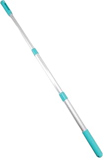 Biitfuu Piscina Pólo Vara Manga Pólo Rede De Pesca Pólos Telescópicos Pólos De Alumínio 3 Seção Acessórios Vara Telescópica Ancinhos, Skimmers &