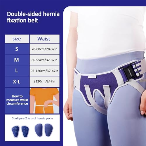 Faja para Hernia, Banda de Soporte con Compresión Ajustable (L) miniatura 2