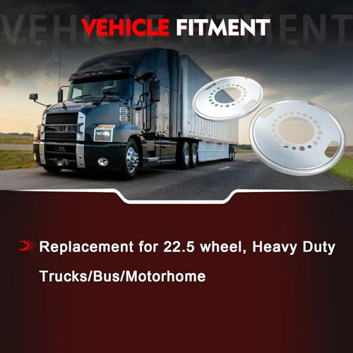 Image of 22.5 inch Drive Axle Wheel Balancer Pair for Heavy Duty Trucks, Bus, Motorhome Dual Wheel Set, Replaces 600-640, Set of 2