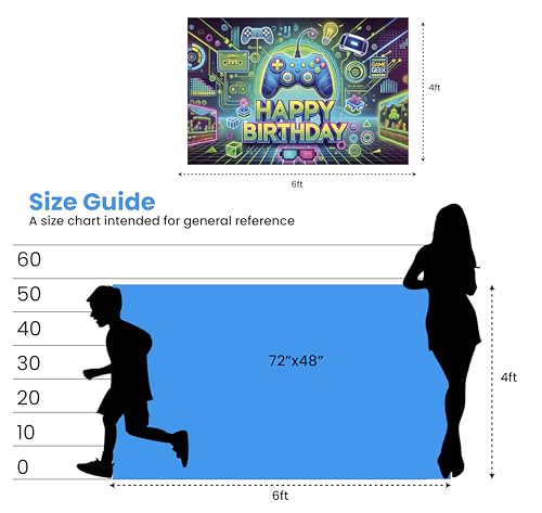 Gamer Birthday Banner - HD Print