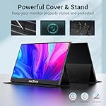 InnoView Portable Monitor, 15.6 Inch FHD 1080P HDMI USB C Second External Monitor for Laptop, Desktop, MacBook, Phones, Tablet, PS5/4, Xbox, Switch, Built-in Speaker with Protective Case - Image 3