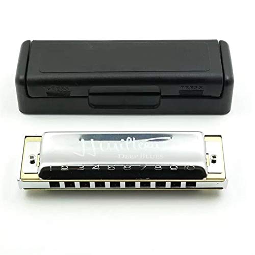 KIRANDIE 10 Trous Harmonica diatonique Bouche Organ Instrumentos Blues Harp Key C Instruments de Musique (Color : Silver… - Les Beatles, Paul McCartney, John Lennon, RIngo Starr, George Harrison KIRANDIE 10 Trous Harmonica diatonique Bouche Organ Instrumentos Blues Harp Key C Instruments de Musique (Color : Silver… – Image 5