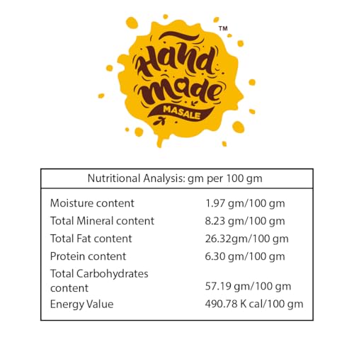 Image of Handmade Masale - Solapuri Kala Masala | Homemade Organic & Authentic | No Preservatives | Traditional Maharashtrian Masala | Natural & Flavorful - 100gm