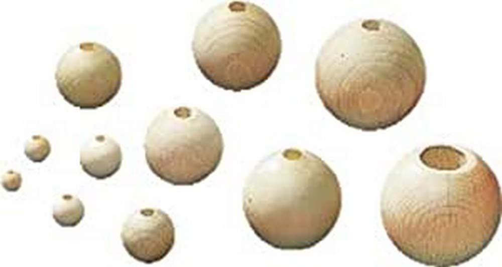 Knorr Prandell FSC Wooden Ball 50mm 4 Pieces, Natural, Ø STK,2460506