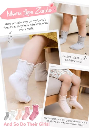 Image of Zando Infant Soft Tights Toddler Seamless Leggings Tights for Baby Girls Winter Knit Warm Newborn Pants Stockings
