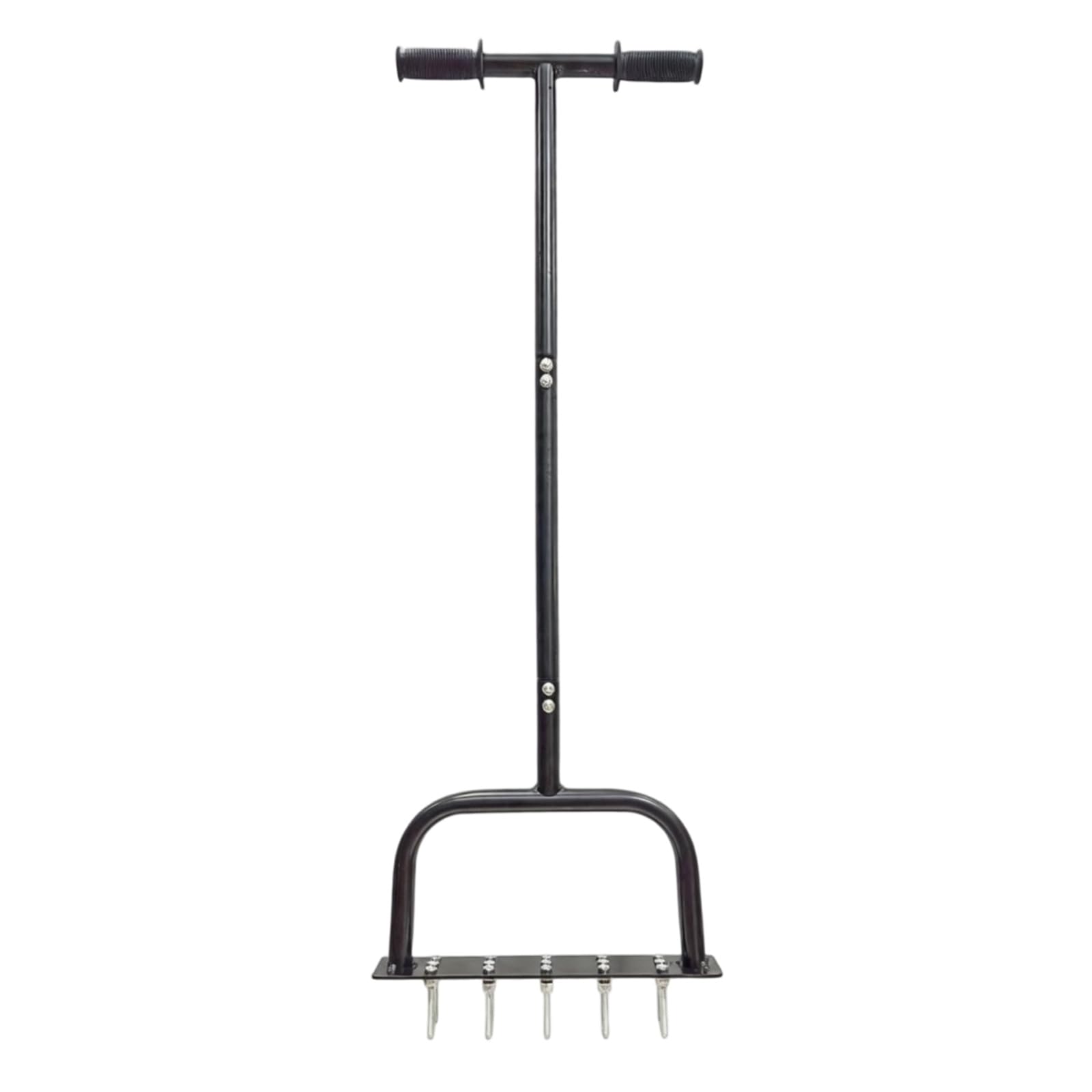 Apglsxy Black Aerator Coring Tool Standing Garden Soil Loosening Soil Lightweight Garden Loosening Maintenance Spine Aerator