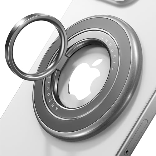 Anneau de support magnétique double face andobil rotatif 360 ultra stable pour iPhone 16