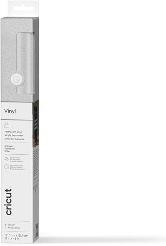CRICUT 2011340 IŞILTILI VİNİL 30X120CM GÜMÜŞ