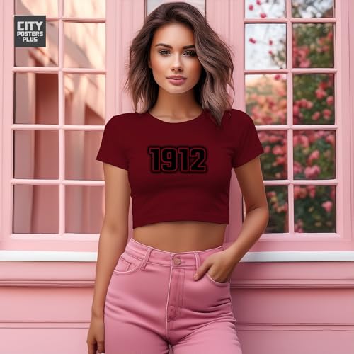 Crop top bordeaux pour une soirée chic ou un style décontracté - 2