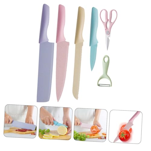 Set Cuchillos Cocina 6 Piezas Acero Inox Base miniatura 6