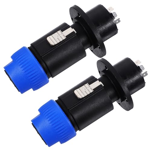 Conector de polos para altavoces con transmision de audio estable y sin interferencias