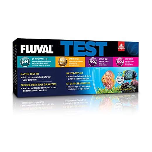 Fluval Master Test Kit for Aquarium Water, Freshwater & Saltwater Fish Tank Test