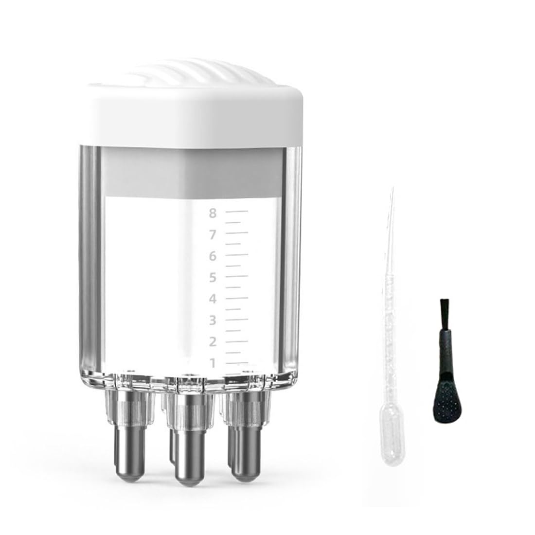 1 Piece Scalp Applicator, Oil Applicator for Scalp Applicator Comb, Care Comb, Applicator Bottle for Hair Root Comb (with Dropper + Brush)