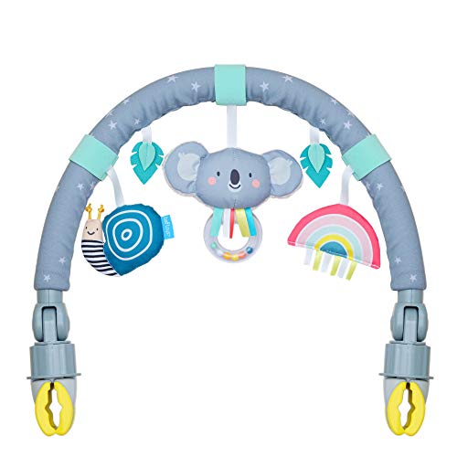 Image of Taf Toys Koala Daydream pram, Stroller & car seat Arch | Ideal for Infants & Toddlers, Activity Arch with Fascinating Toys, Stimulates Baby’s Senses and Motor Skills Development, for Easier Outdoors