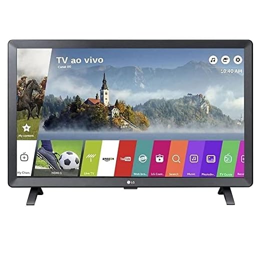 Smart TV LED 24' Monitor LG 24TL520S, Wi-Fi, WebOS 3.5, DTV Machine Ready
