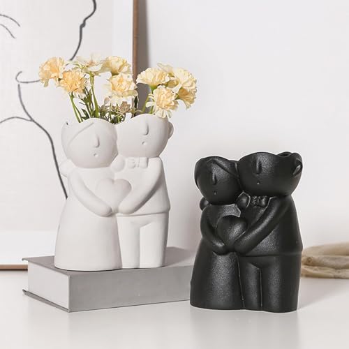 Pot de fleurs en céramique J2 haute qualité avec trou de drainage