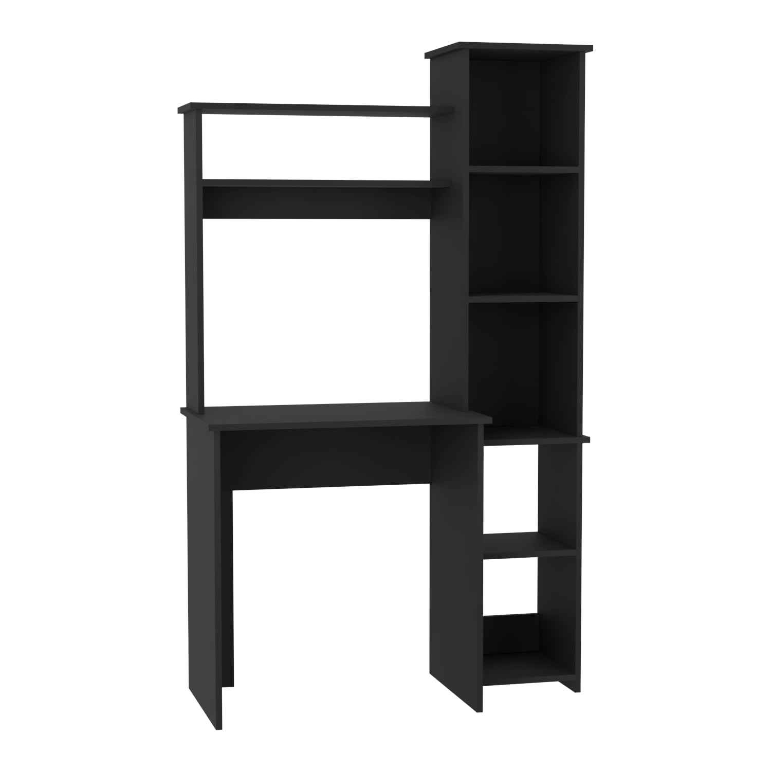 Tuhome Versalles Writing Desk, Two Superior Shelves, Bookshelf